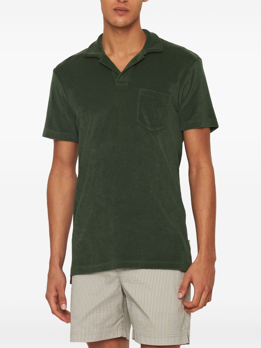 Terry polo shirt - 2