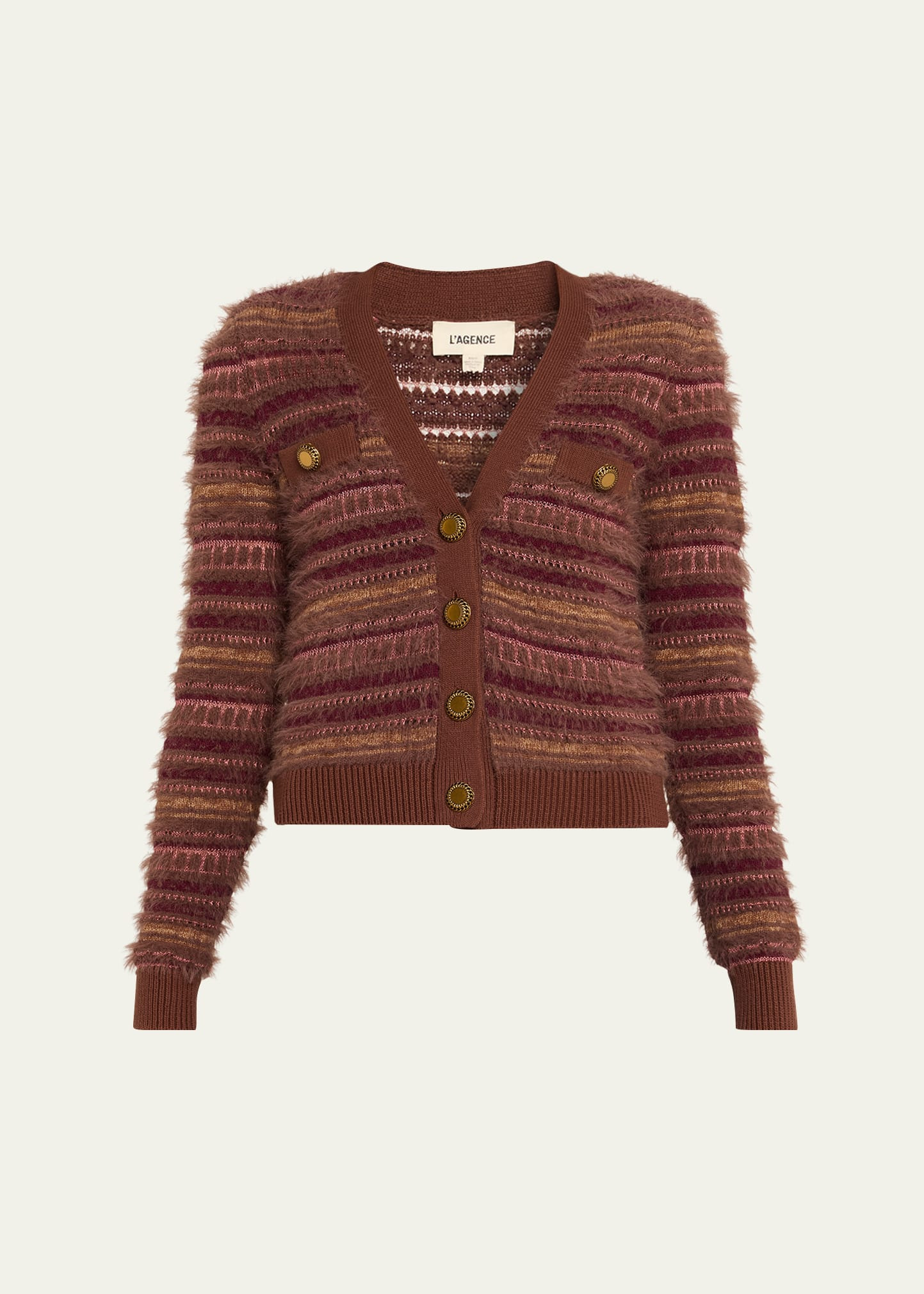 Ariadne Mixed Stripe Cardigan - 1