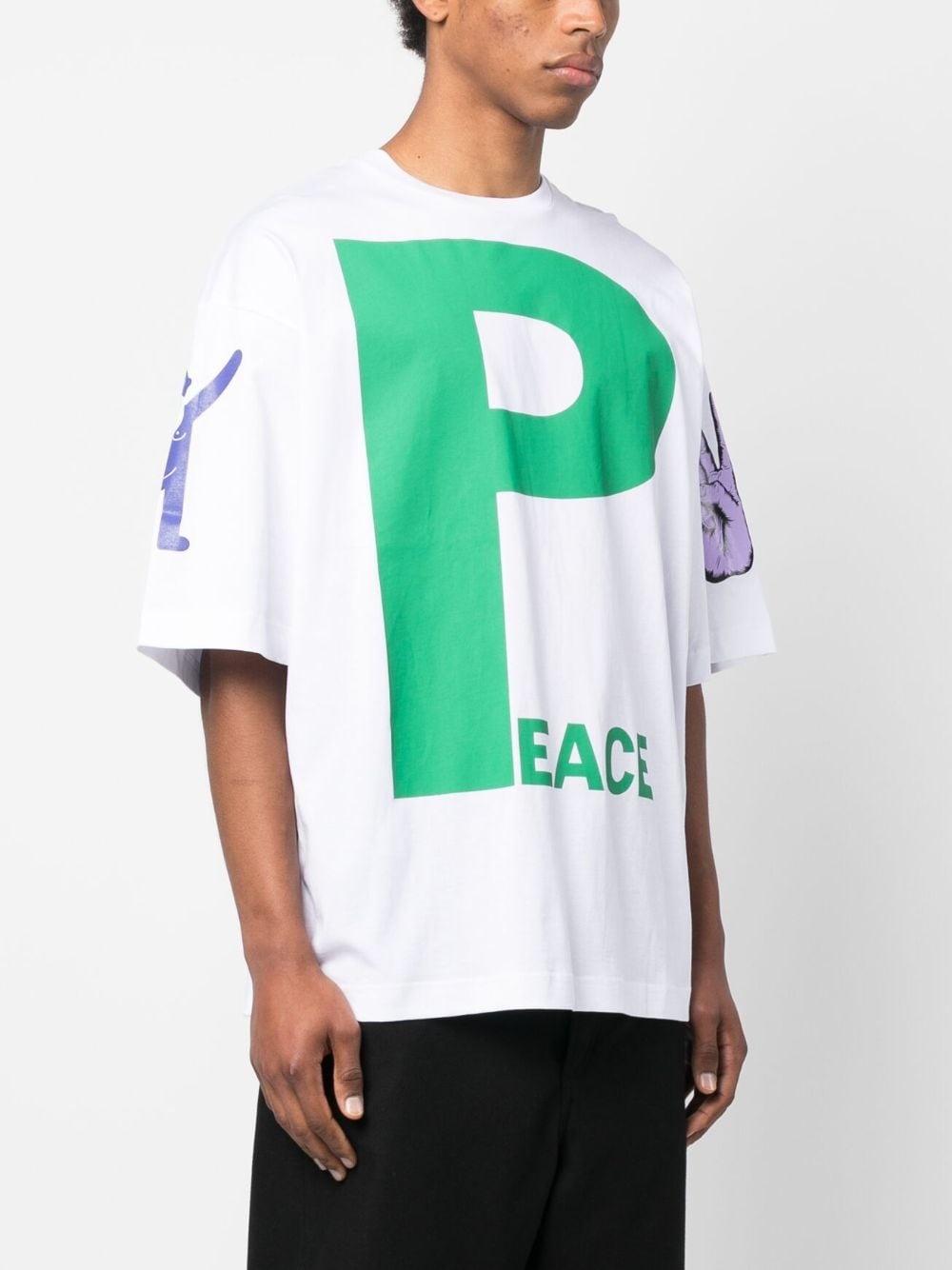 Peace oversized T-shirt - 2