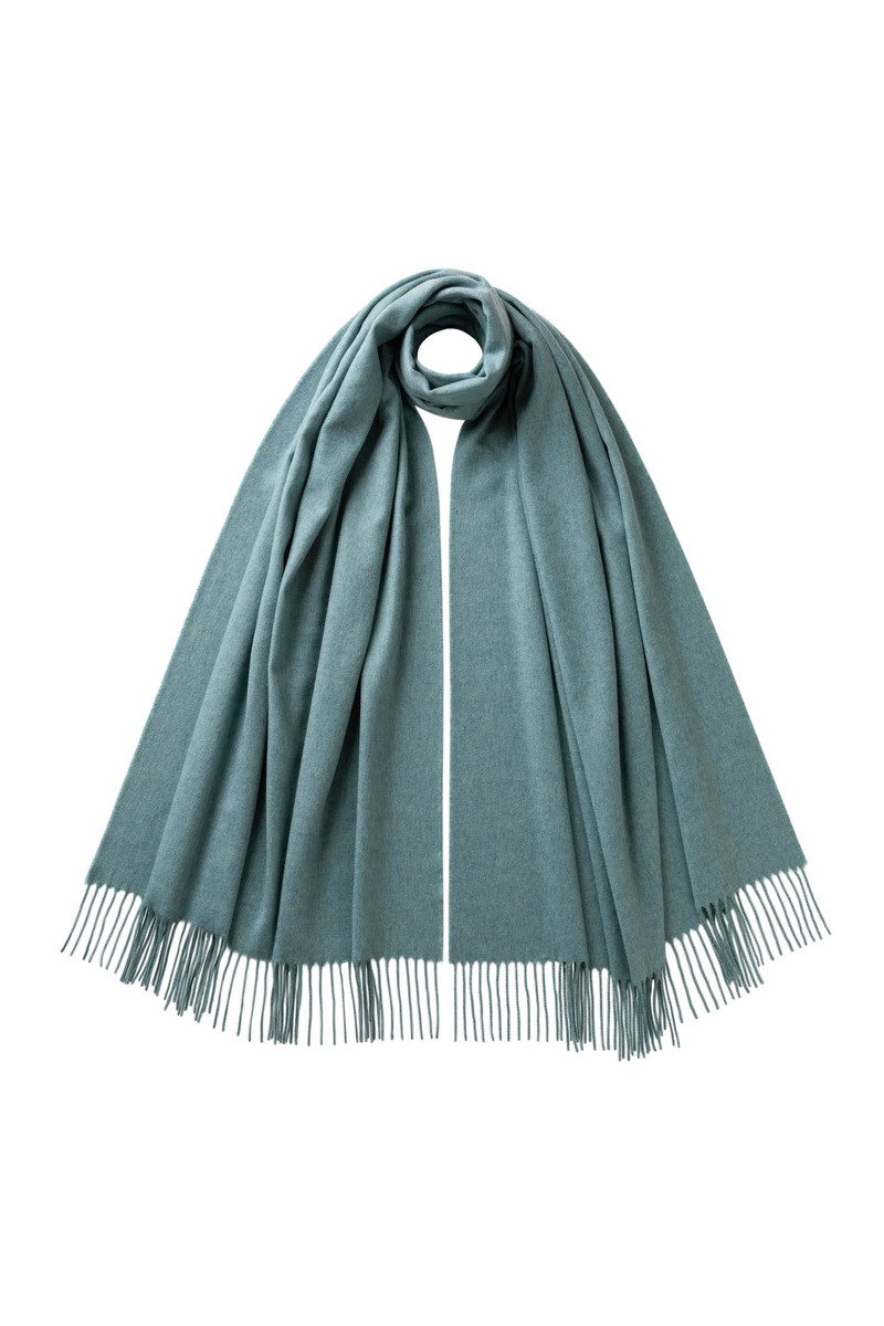 Green Cashmere Stole 1