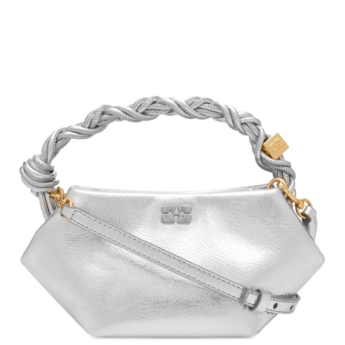 Ganni Bou Bag Mini Silver - 1