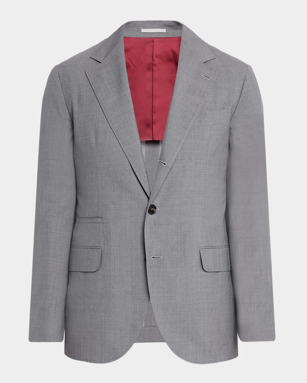 Men's Super 150s Lightweight Wool and Silk Blazer - 1