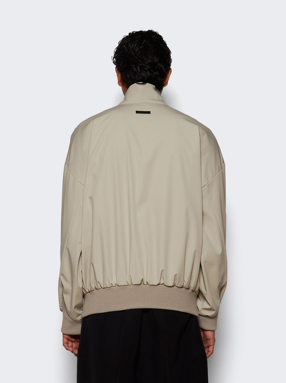 High Neck Track Jacket Cement - 4