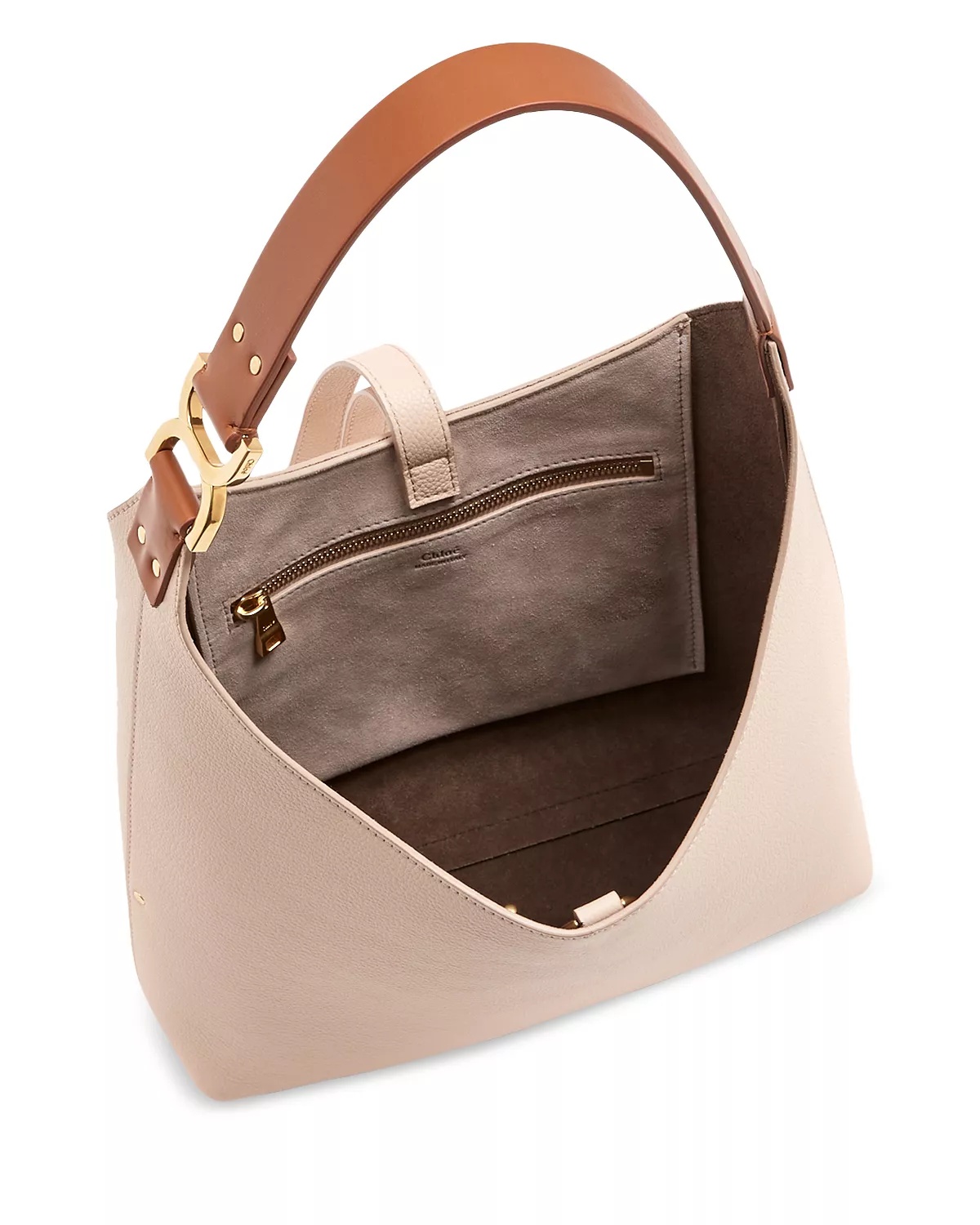 Marcie Small Leather Hobo Bag - 3