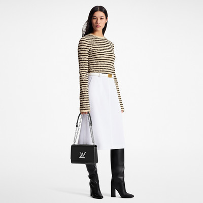 Louis Vuitton Signature Buckle Wool Twill Skirt outlook