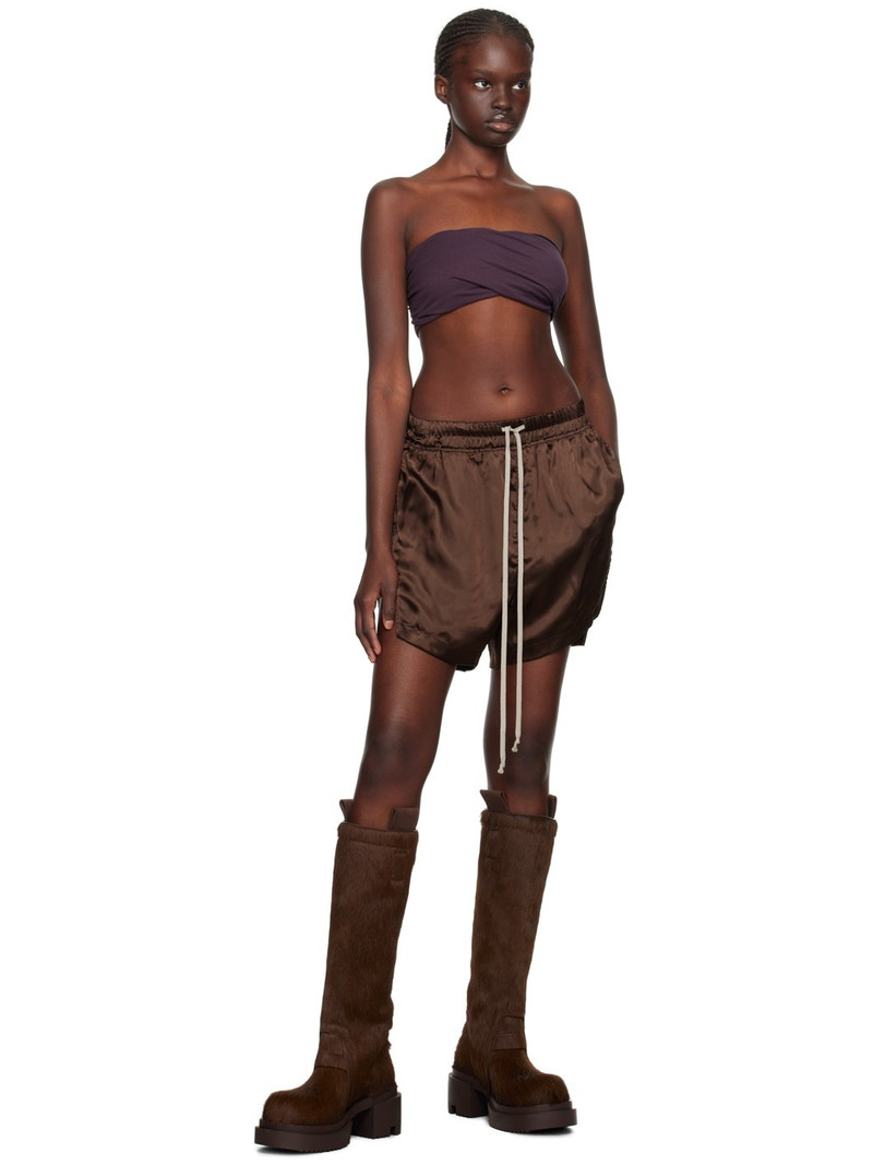 Rick Owens Lilies Purple Twisted Camisole outlook
