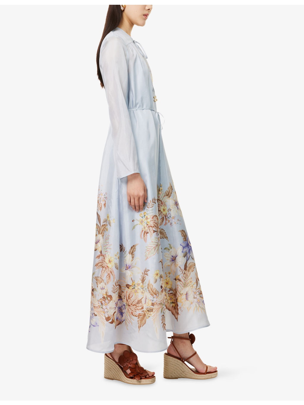 Coco Billow Silk Maxi Dress - 3