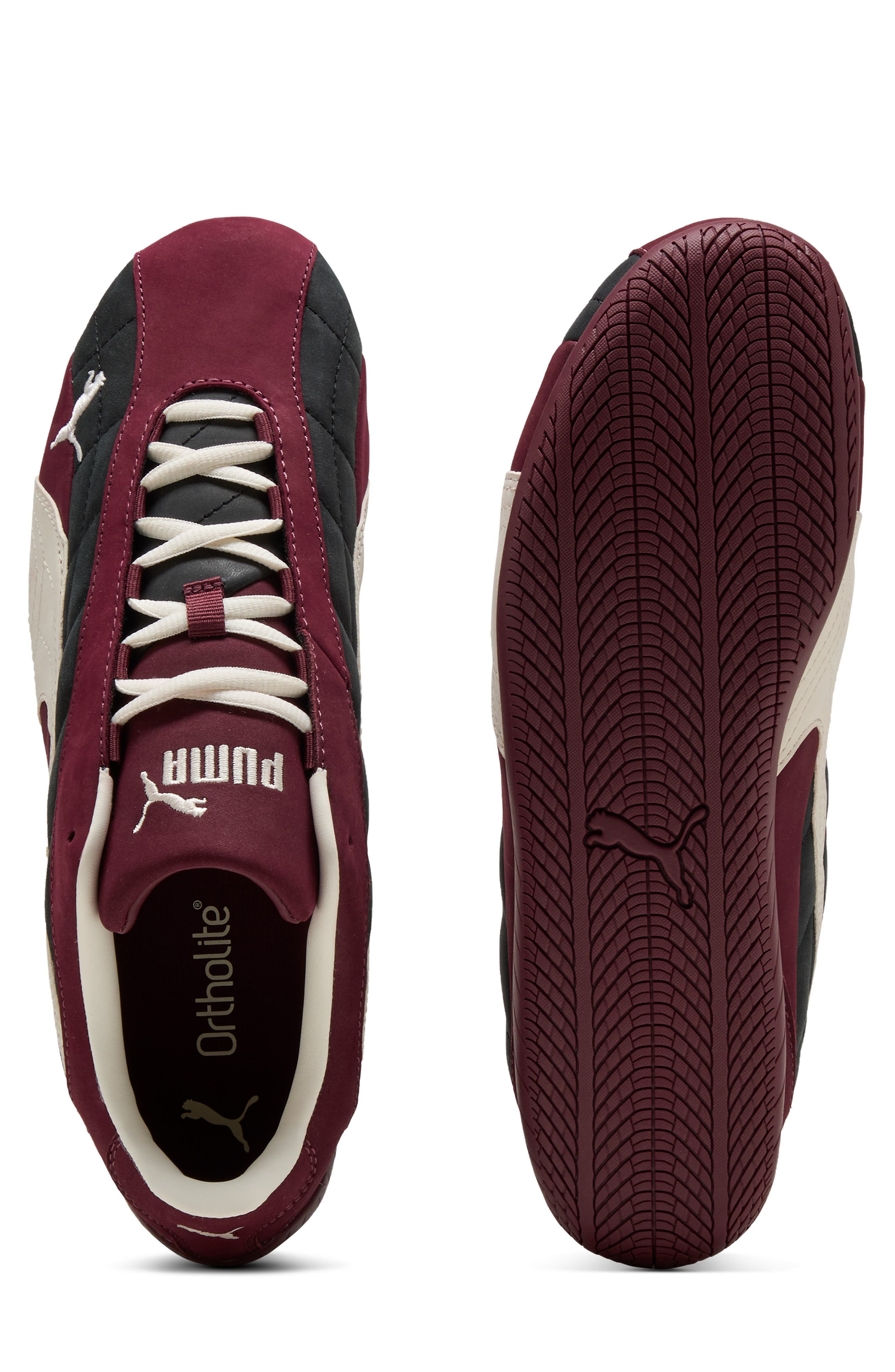 PUMA Speedcat Plus Quilted Sneaker in Ruby Shimmer/Warm White at Nordstrom - 5