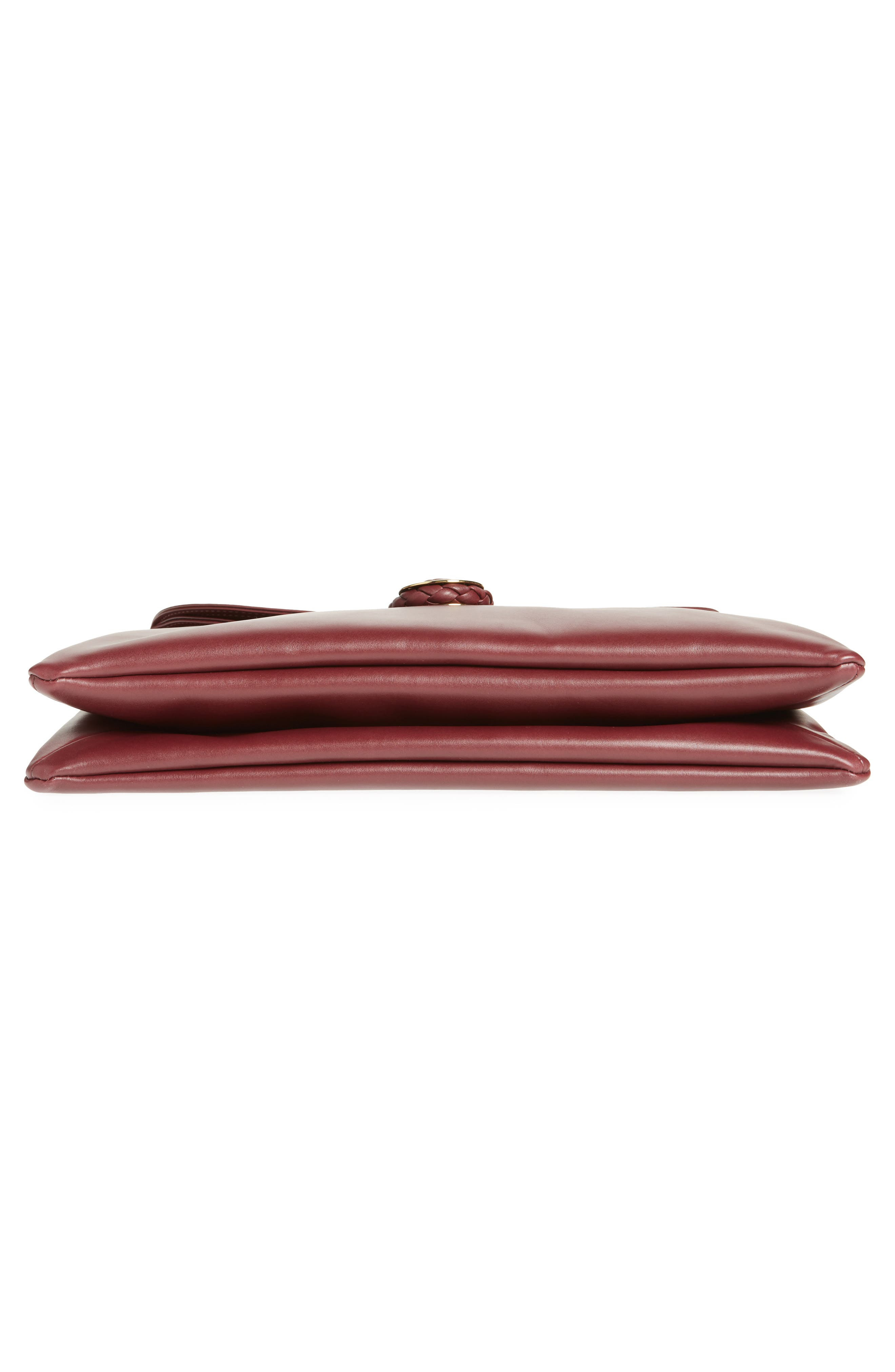 Bottega Veneta Medium Liberta Leather Shoulder Bag in 2250 Barolo-M Brass at Nordstrom - 8