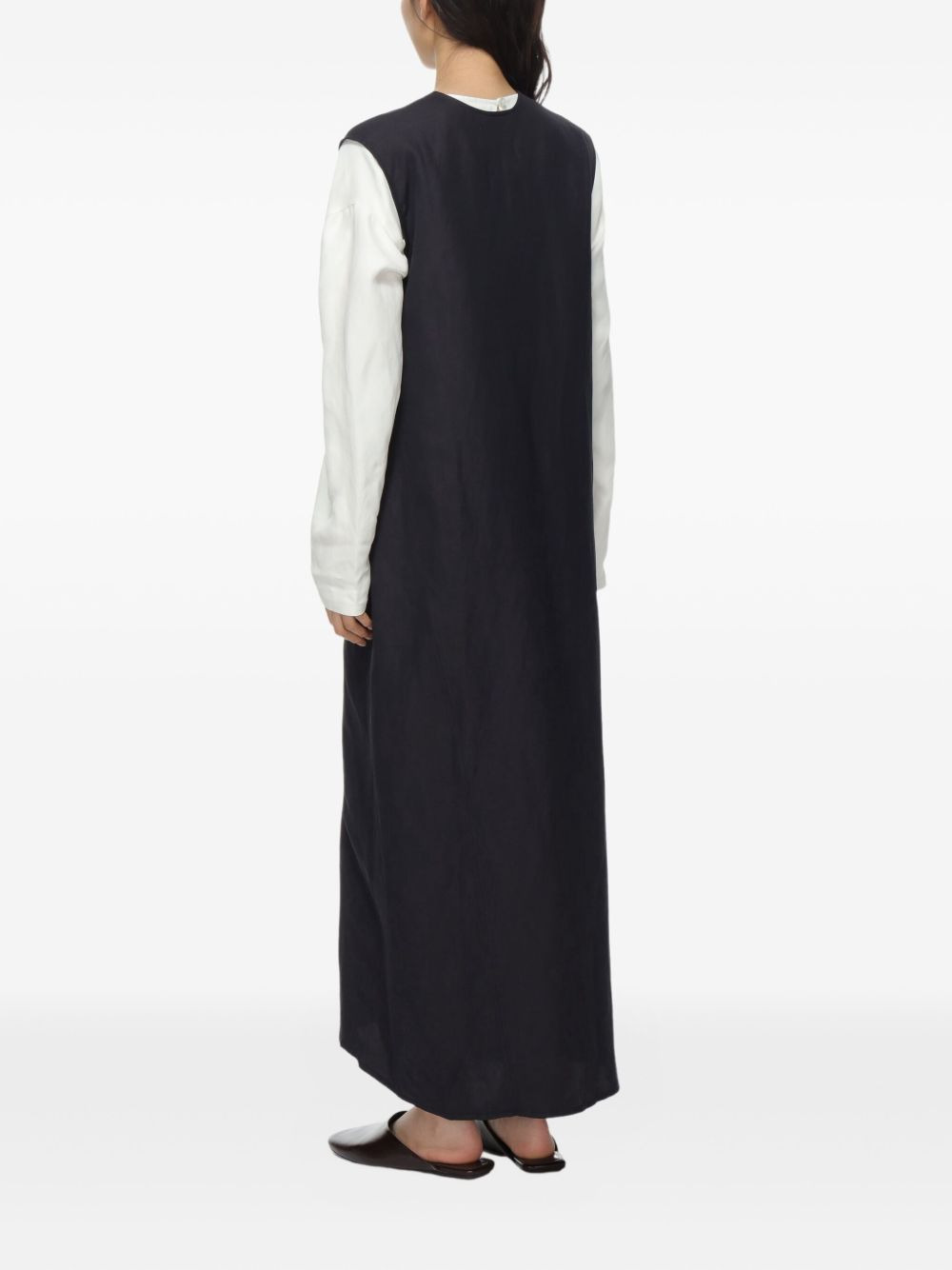 asymmetric midi dress - 4