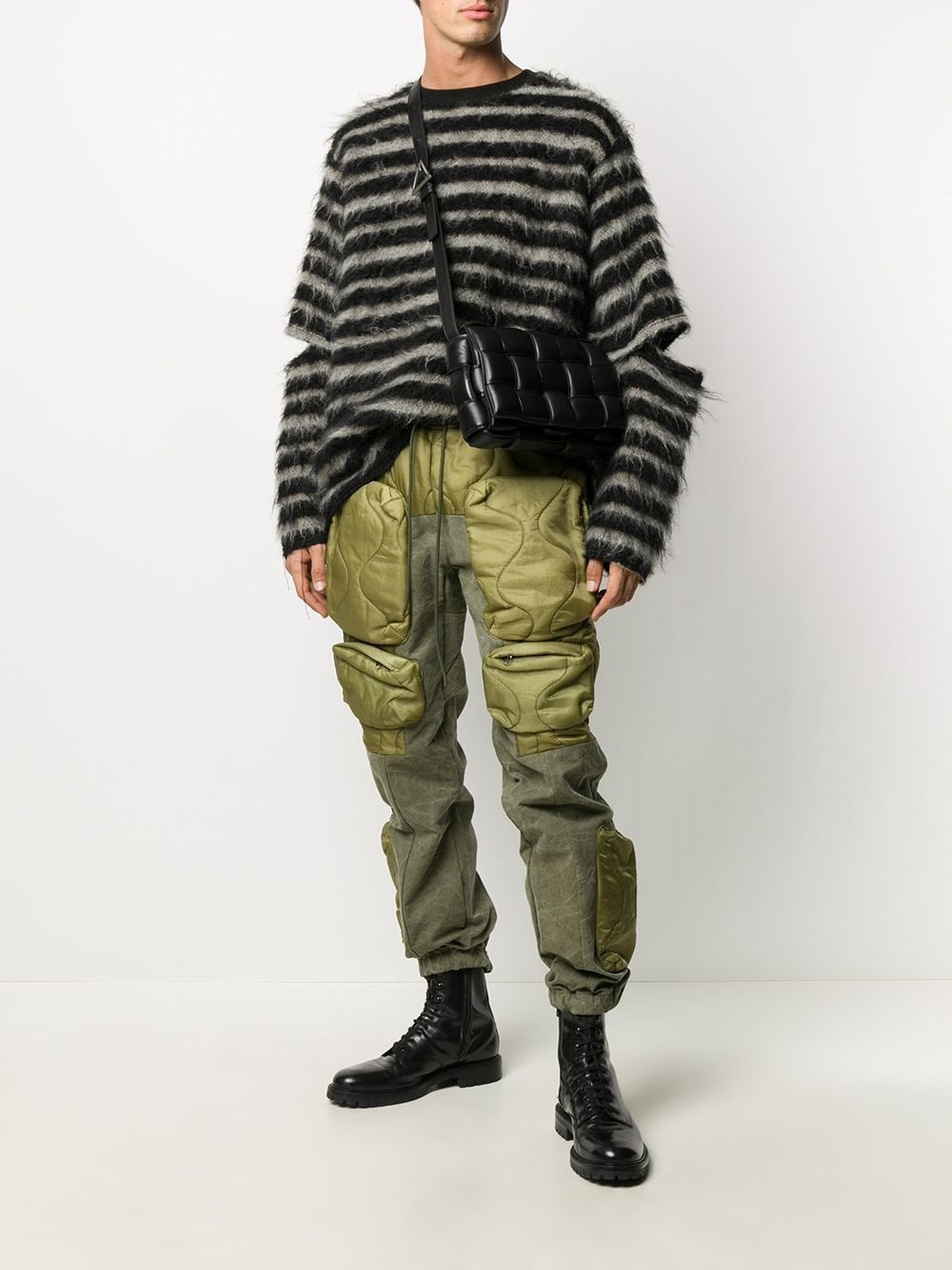 PATCHWORK RECYCLED TENT PANTS - 2