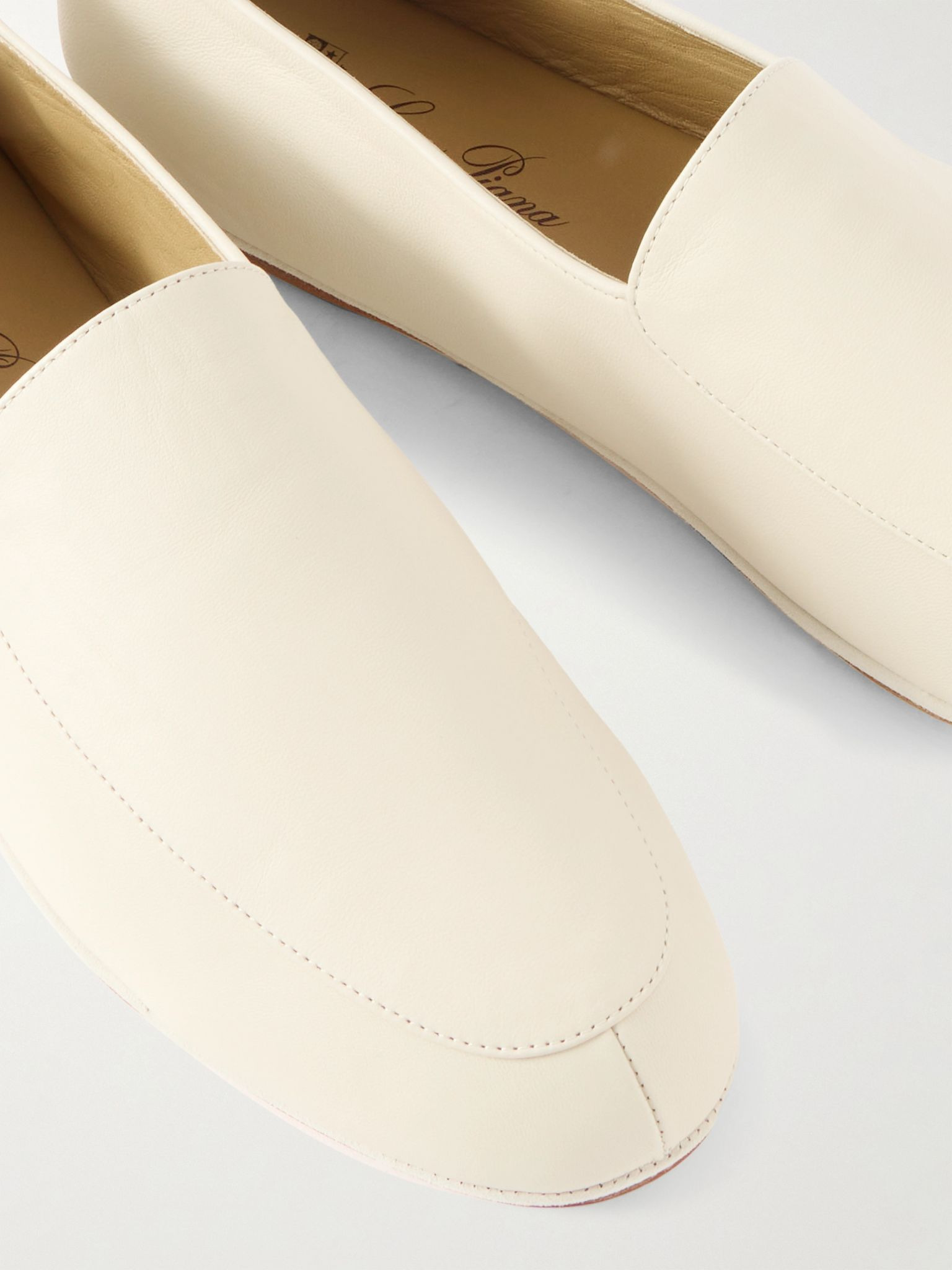 Monclub Leather Slip-On Sneakers Neutral - 5