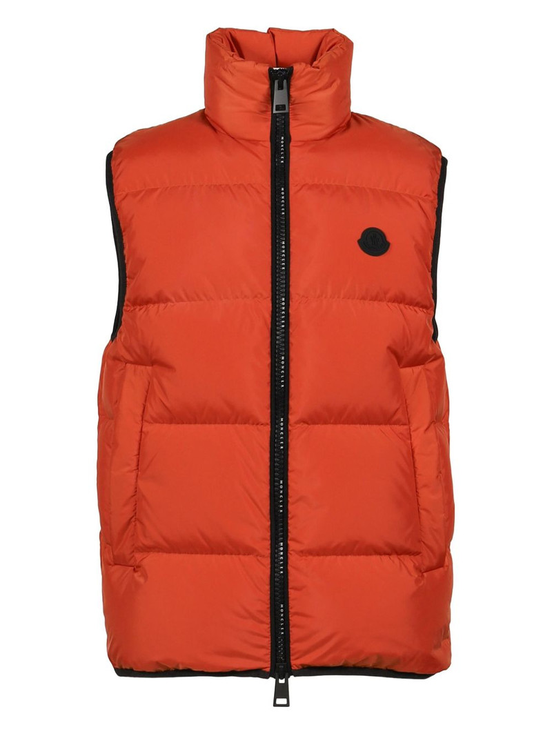 zip padded gilet 1