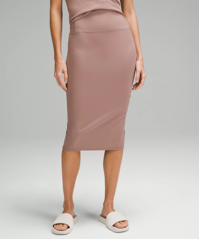 Nulu Slim-Fit High-Rise Midi Skirt 1