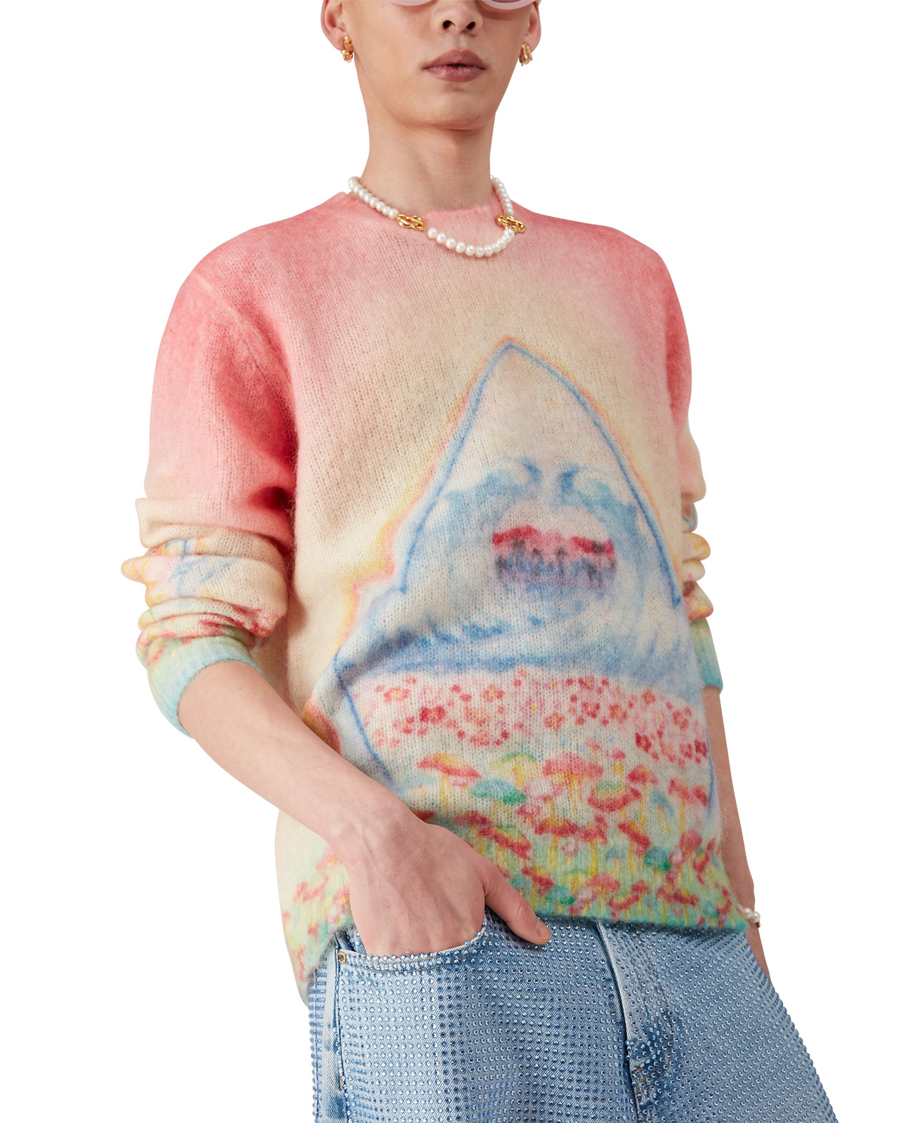 Psychedelic Nirvana Jumper | Casablanca Paris - 4