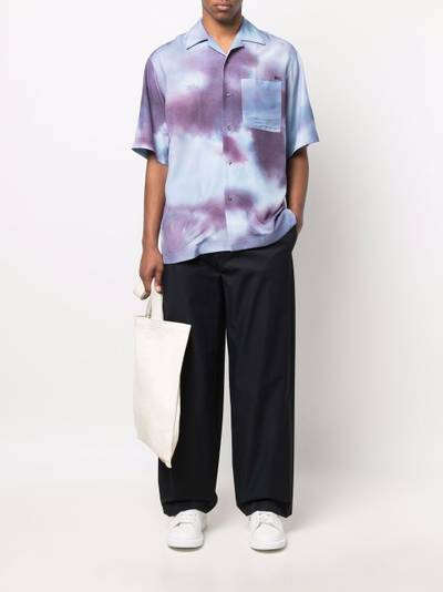 OAMC tie-dye print bowling shirt outlook