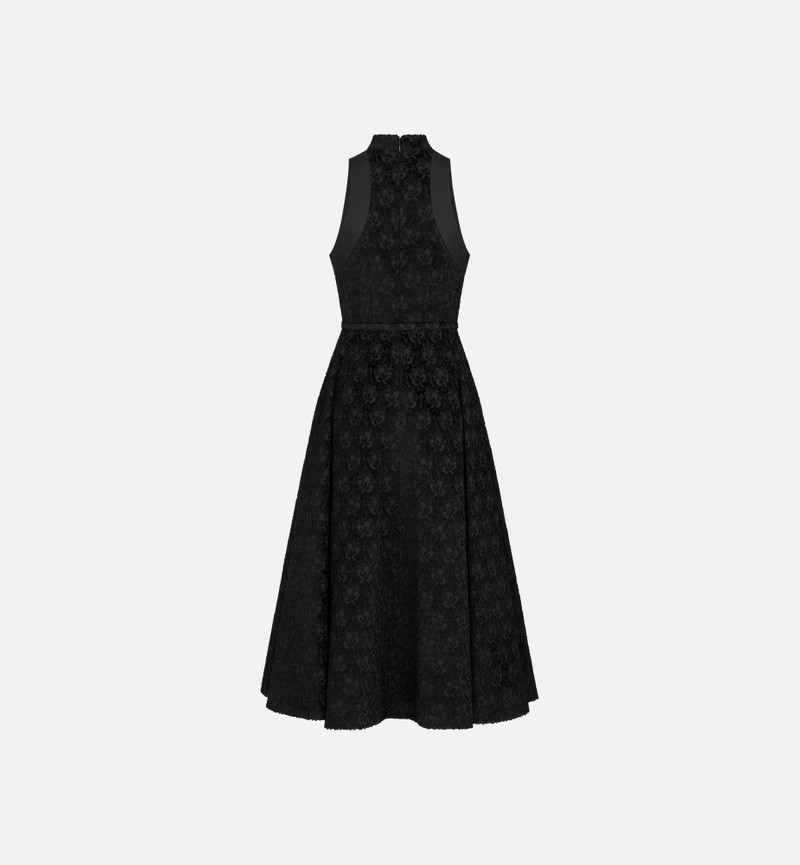 Dior Mid-Length Flared Dress with Belt outlook