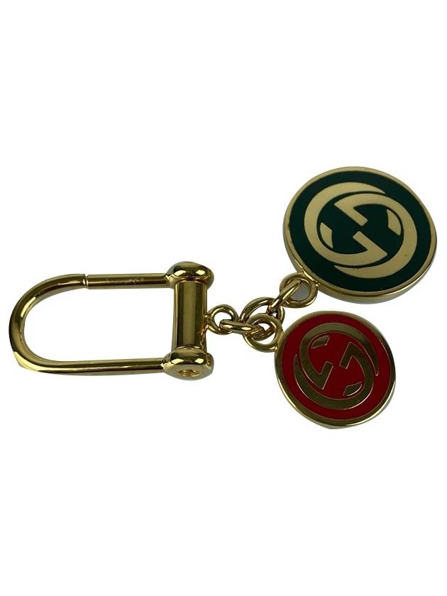 Interlocking G Enamel Keyholder Gold - 2