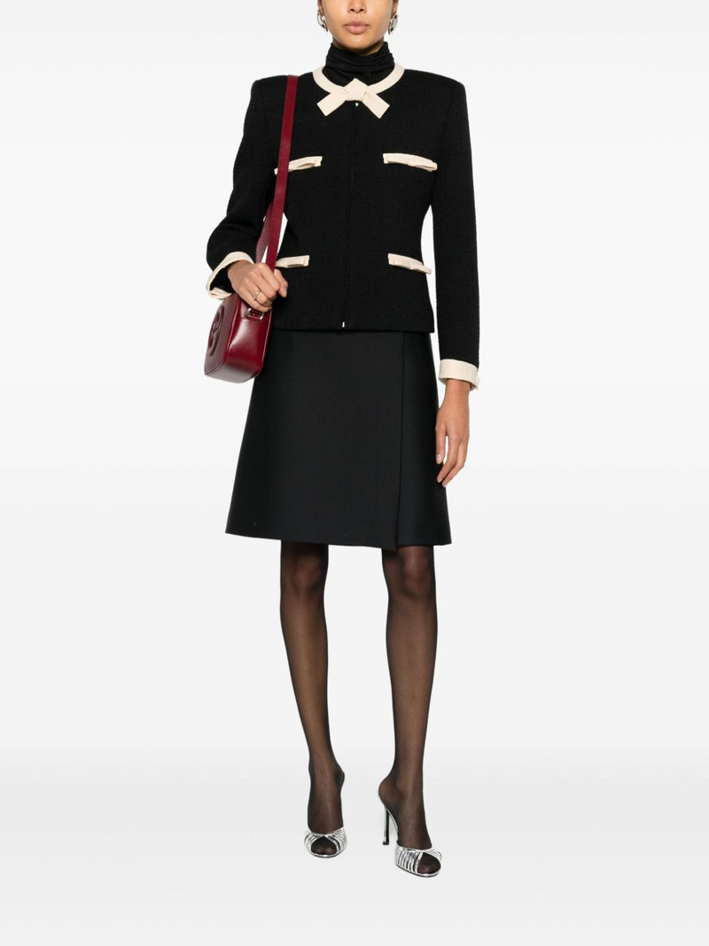 Valentino bow-detailed jacket outlook