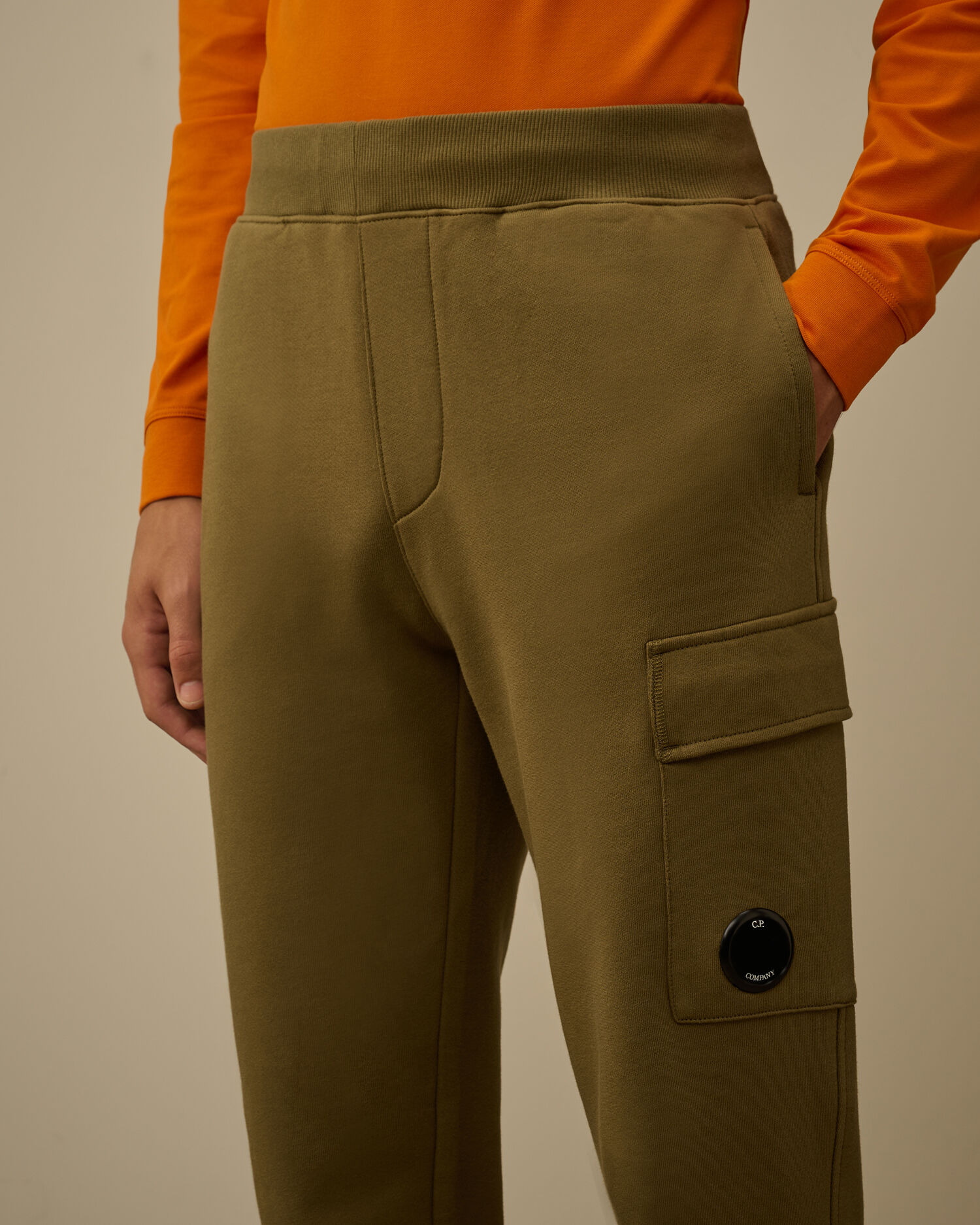 Diagonal Raised Fleece Lens Sweatpants - 5