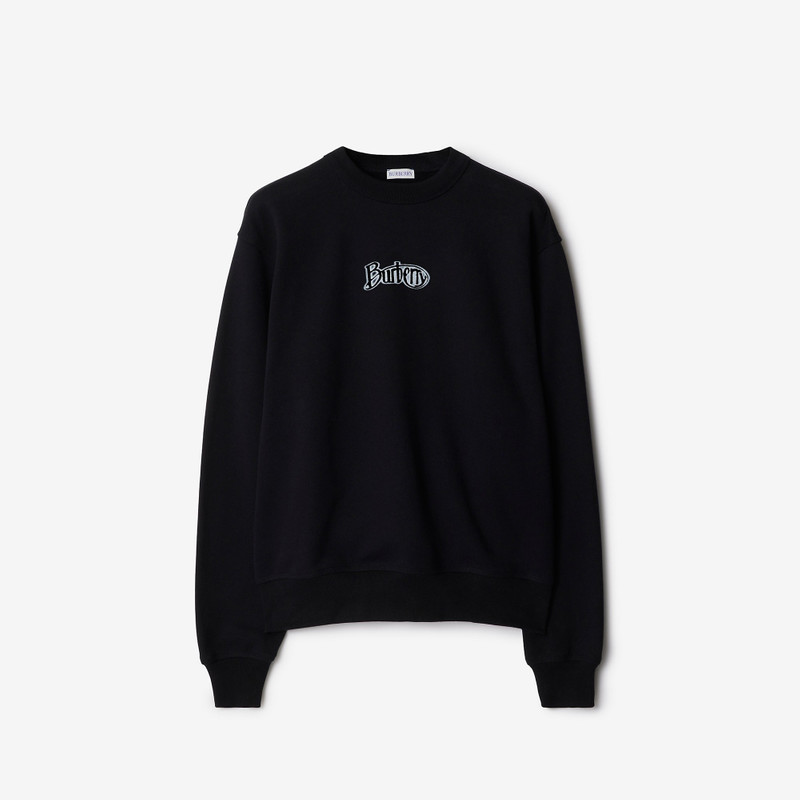 Logo Cotton Blend Sweatshirt - 1