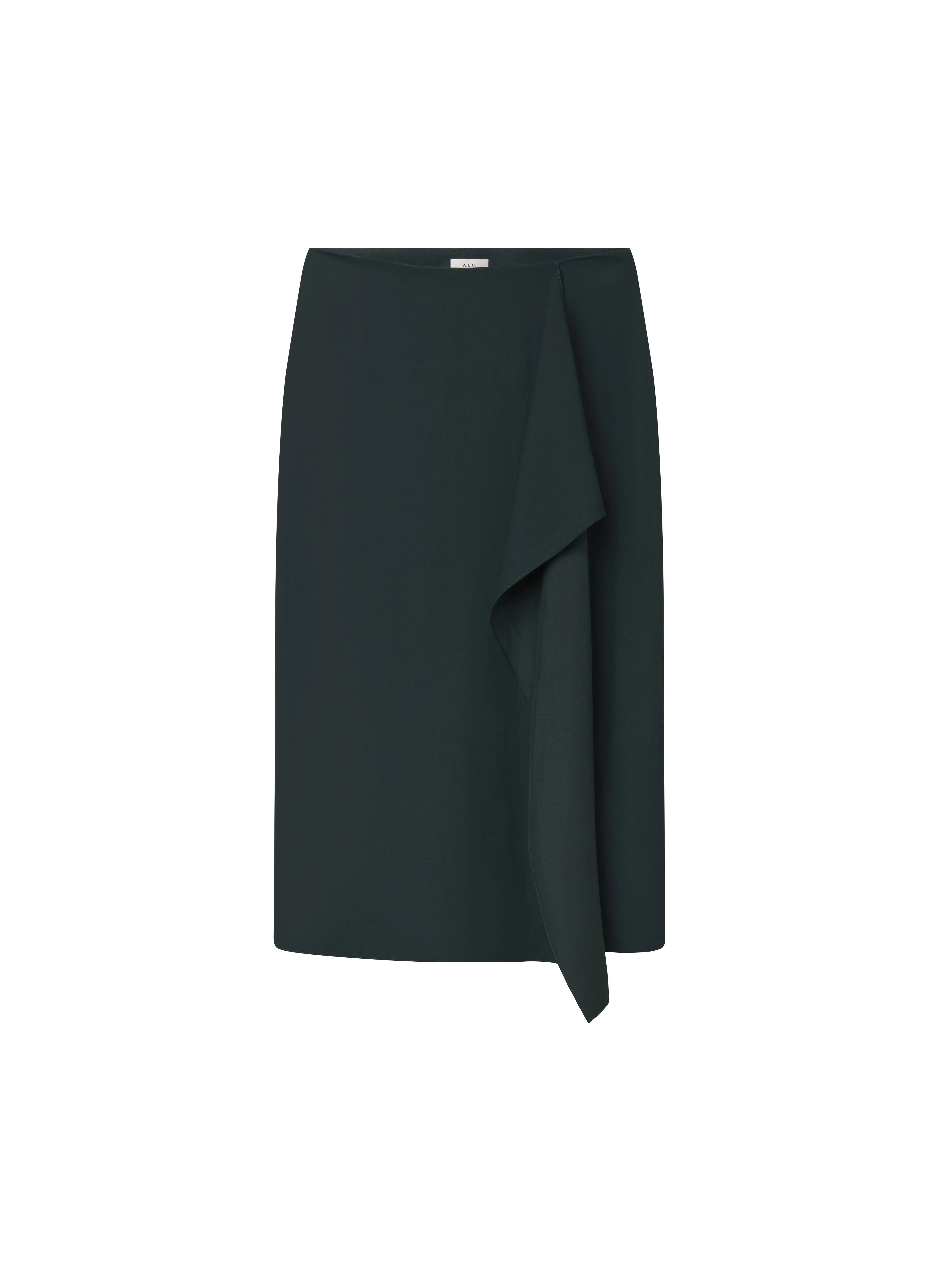 Seraphina Stretch Linen Midi Skirt - 1