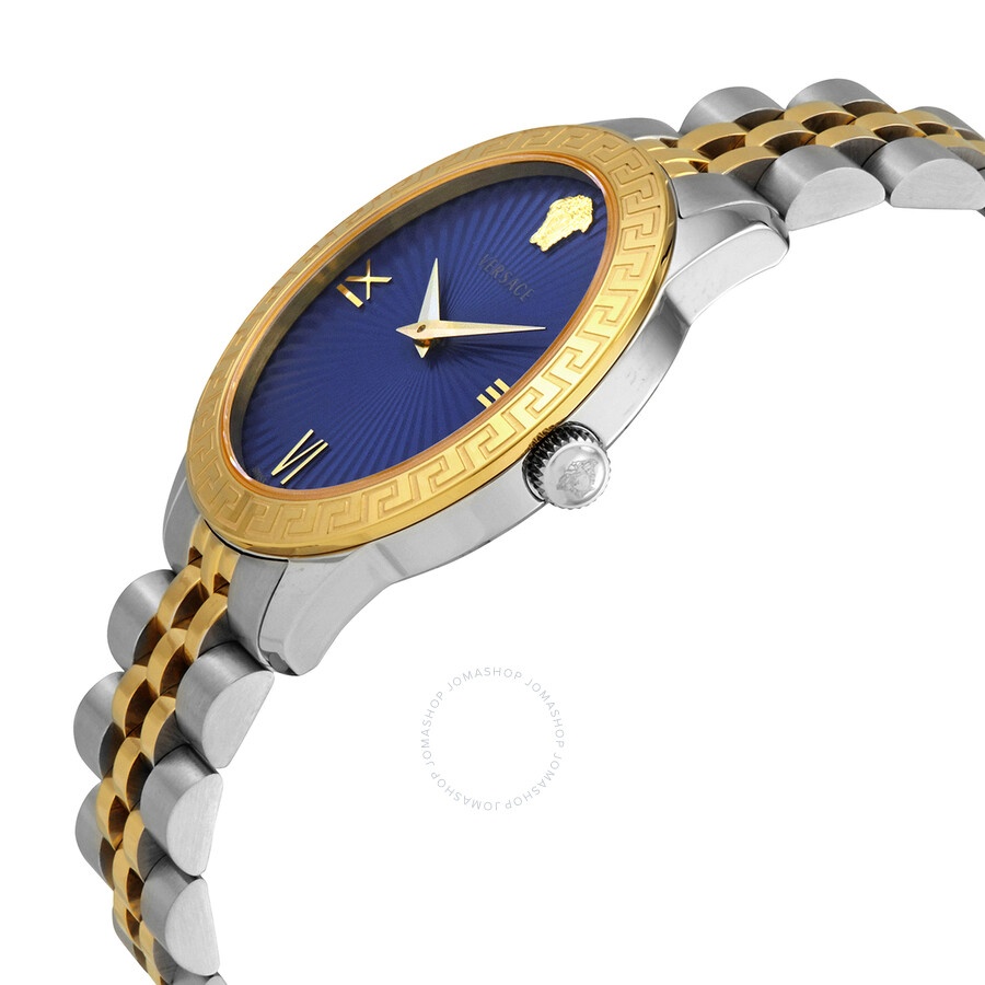 Versace Greca Signature Quartz Blue Dial Ladies Watch VEVC00719 - 2