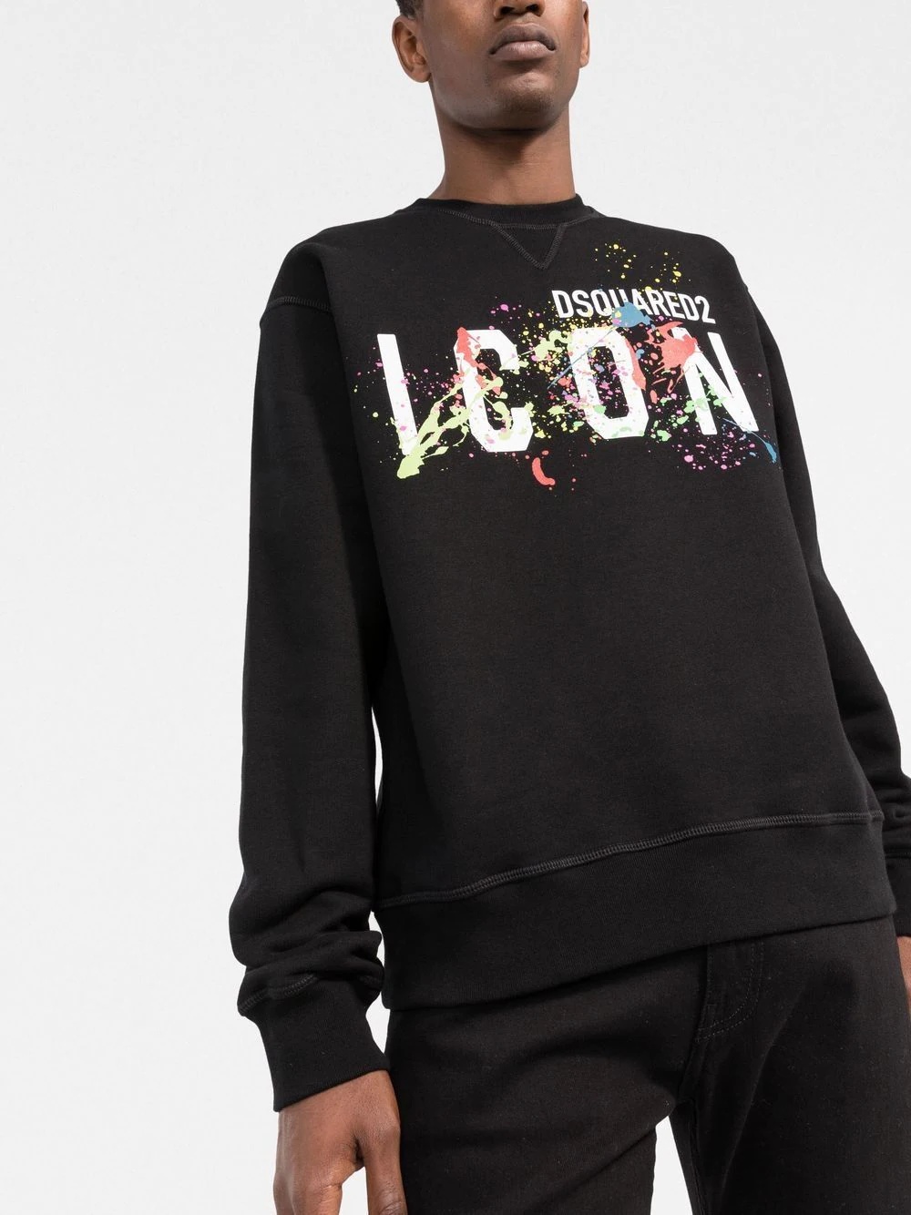 logo-print long-sleeve sweatshirt - 3