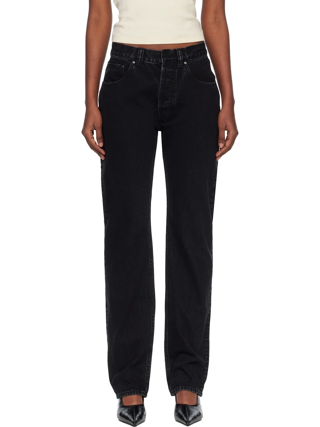 Black Slem Jeans - 1
