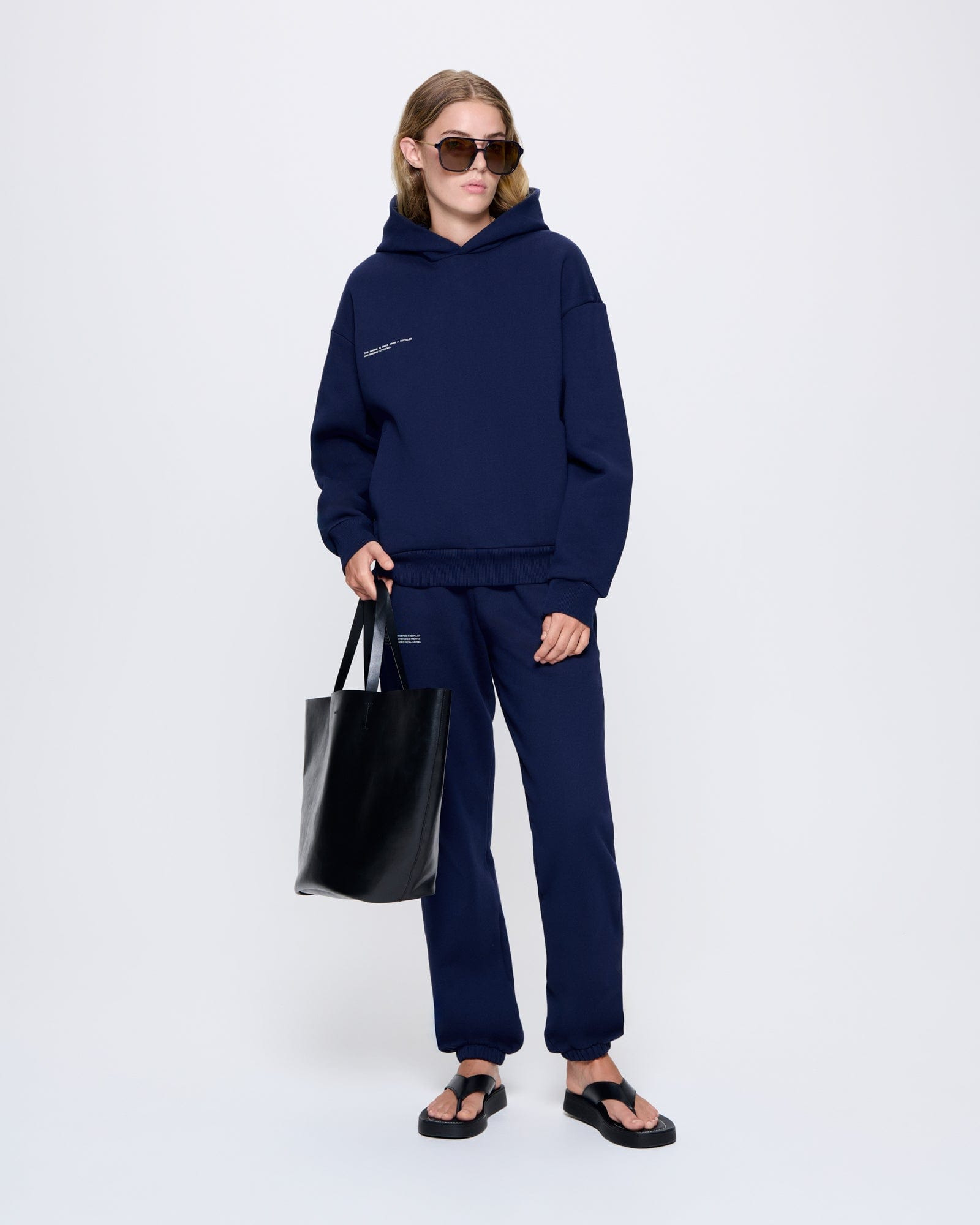 Womens 365 Heavyweight Track Pants - Navy Blue - 2