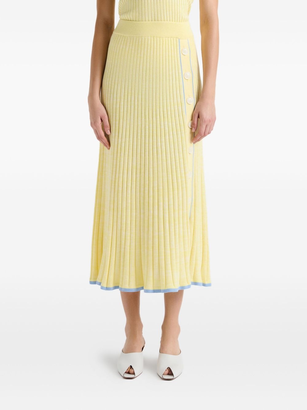 cotton midi skirt - 5