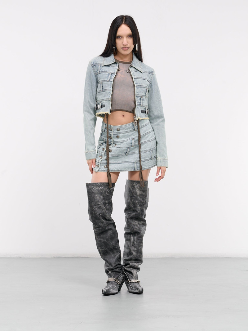 Andersson Bell Dua Multi Waist Denim Jacket outlook