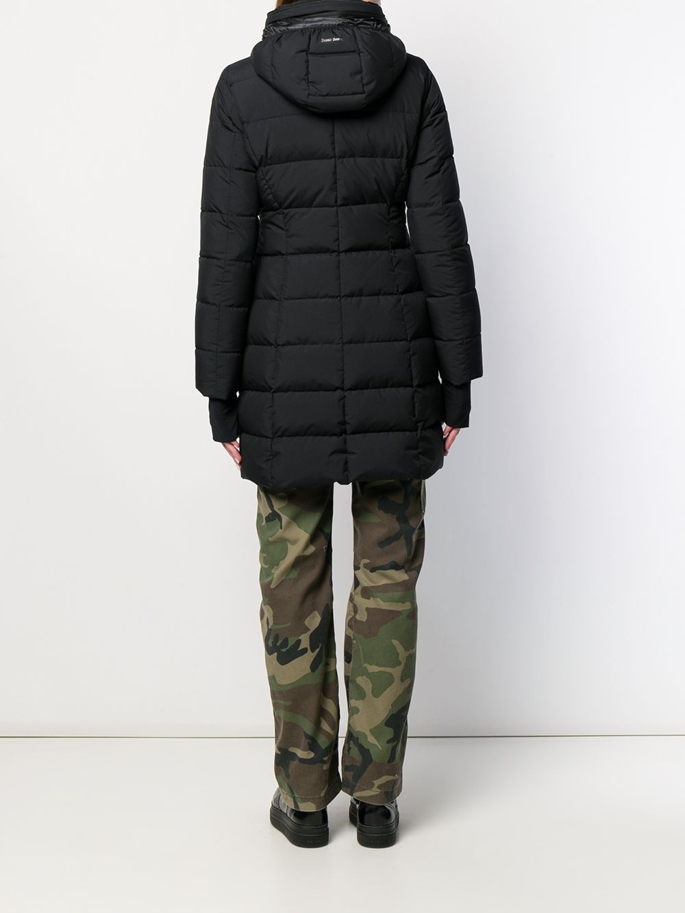 fitted puffer coat - 5