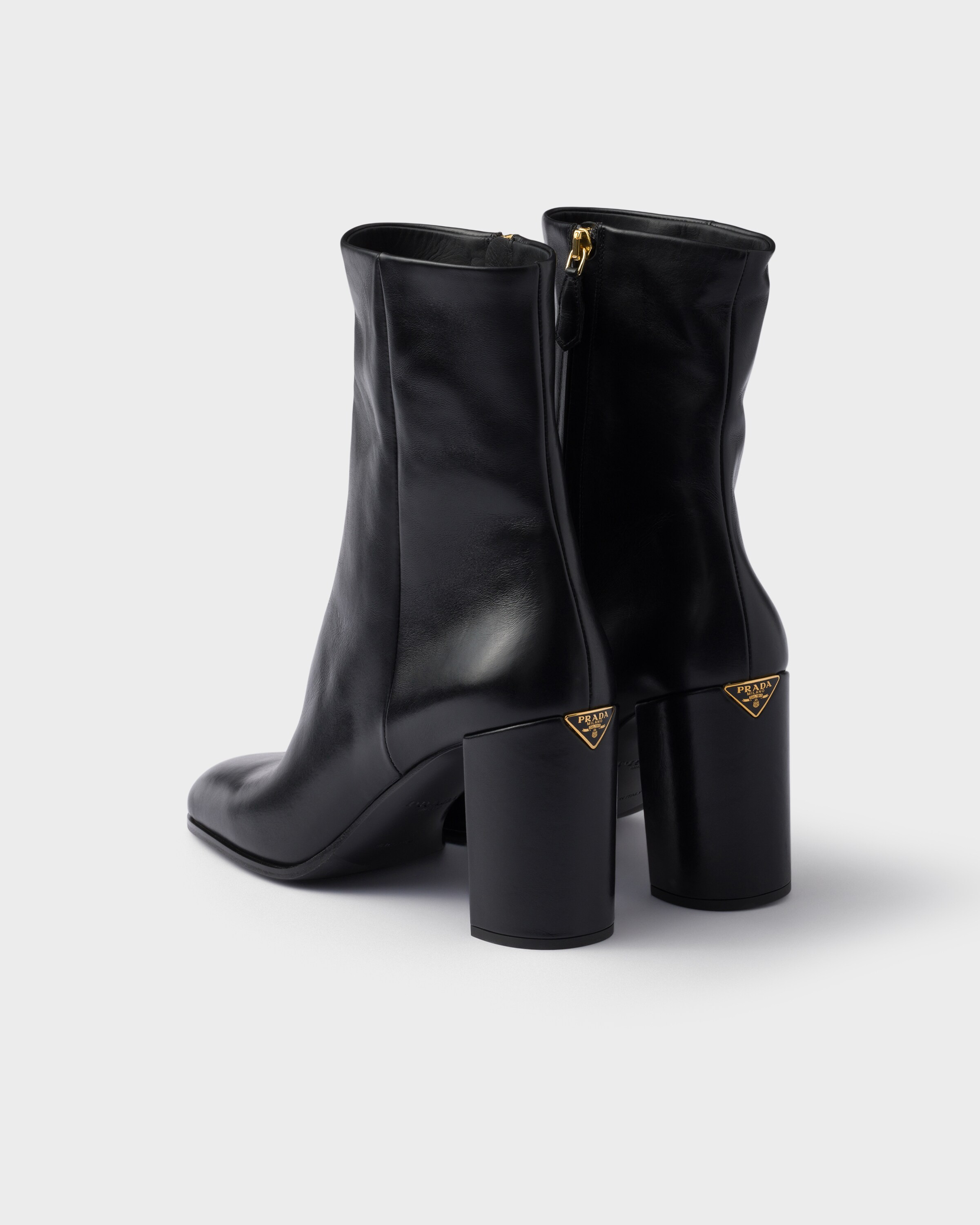 Leather booties - 4