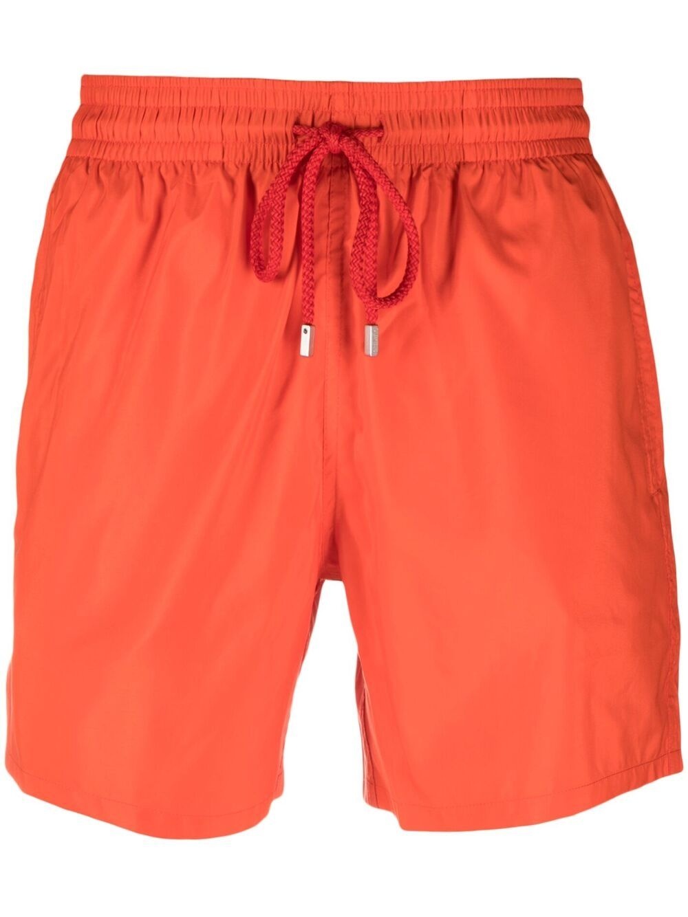 logo-patch swim shorts - 1