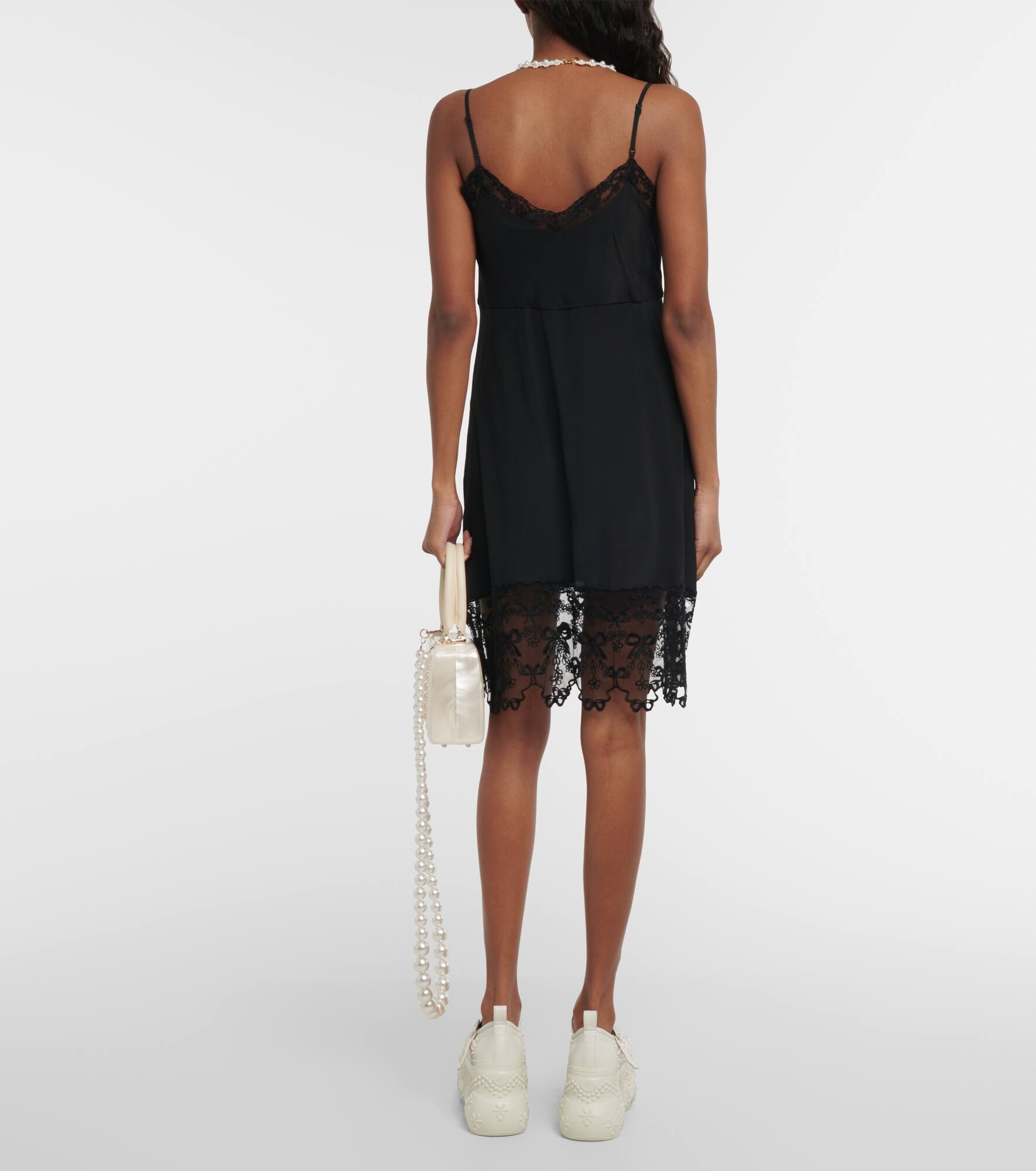 Lace-trimmed slip dress - 3