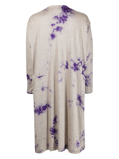 SUZUSAN abstract-print linen gown outlook