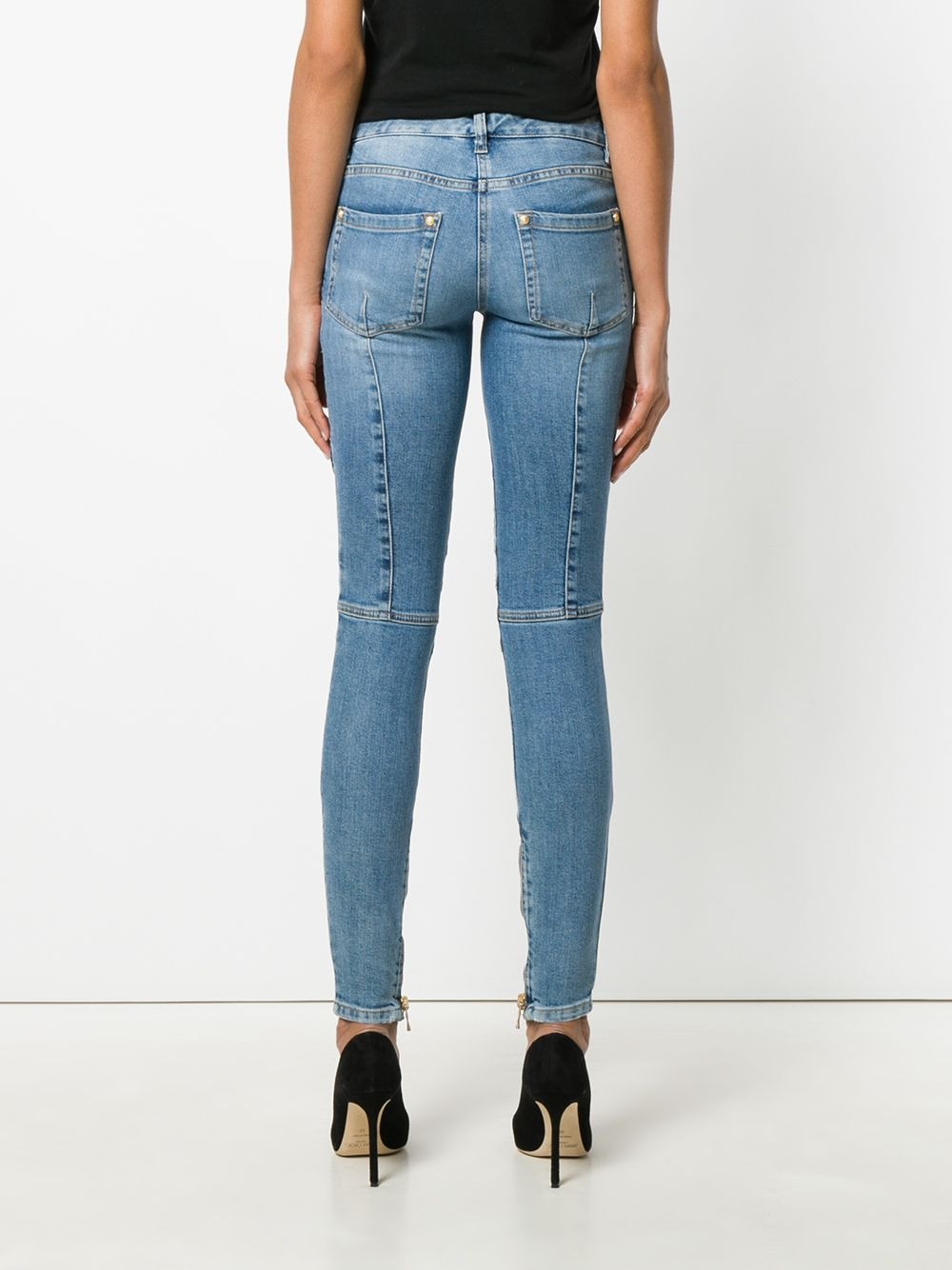 skinny biker jeans - 4
