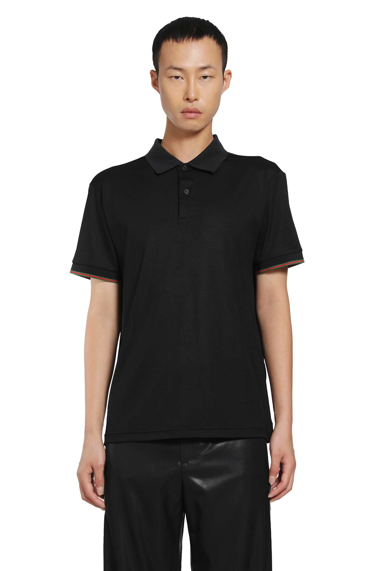 Silk Jersey Polo Shirt - 1