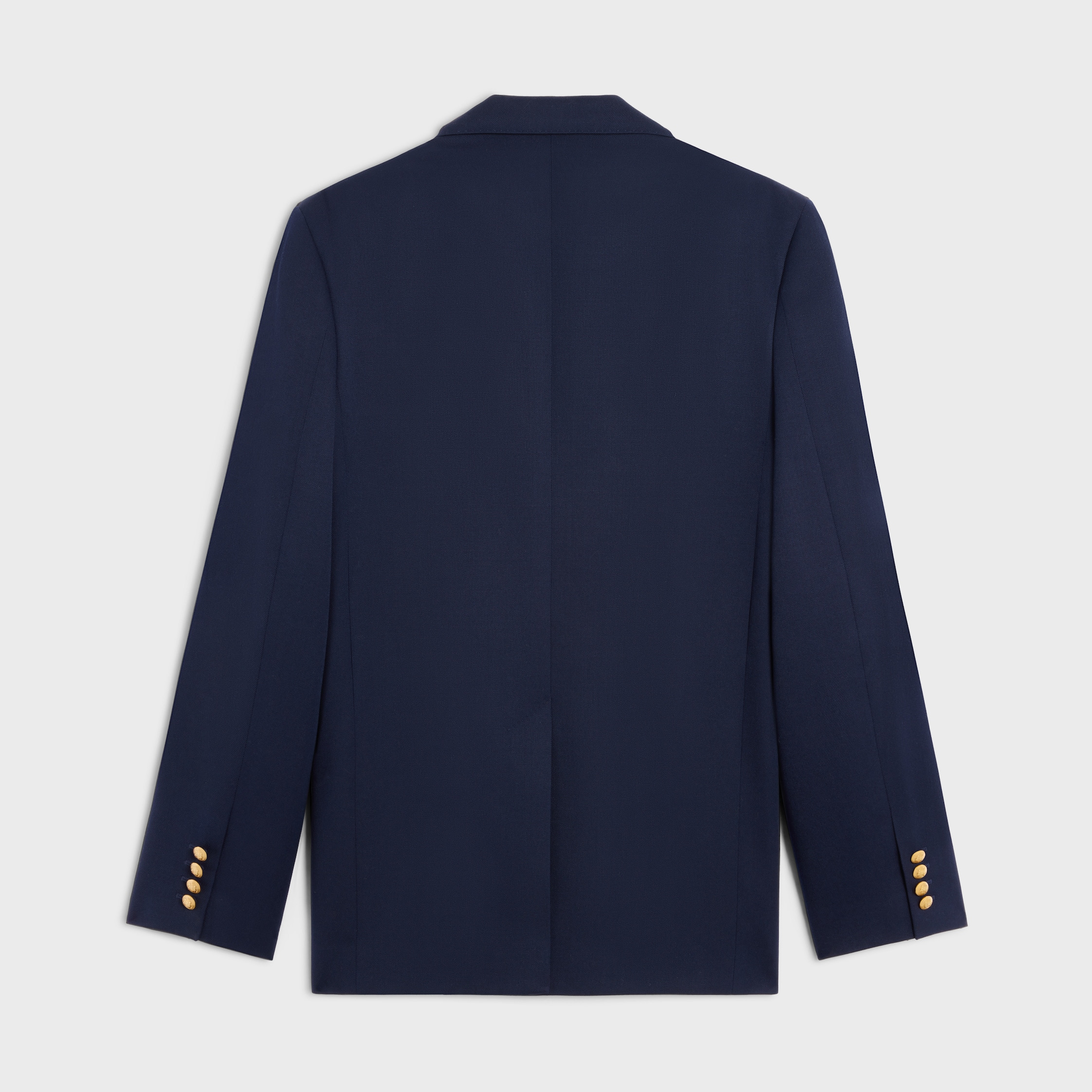 tailored jacket IN DIAGONAL WOOL - 2