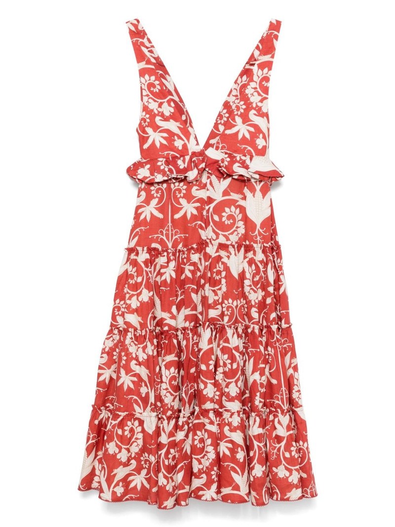 Agua by Agua Bendita Lago Maiz midi dress outlook
