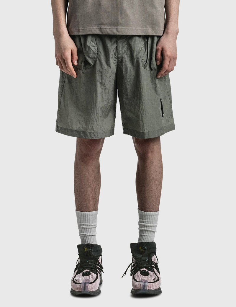 A-COLD-WALL* metallic-effect bermuda shorts outlook