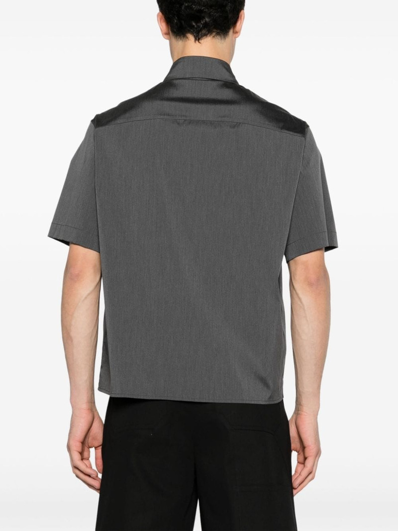 short-sleeve cotton blend shirt 4