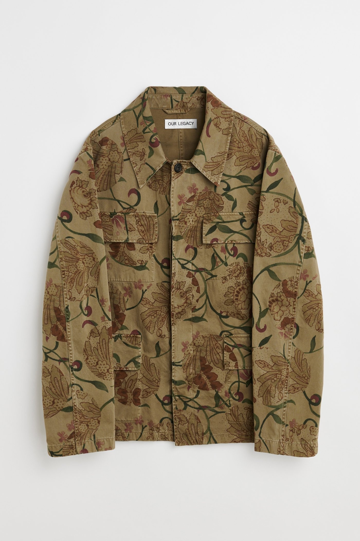 Uniform Jacket Spotting Rose Seventies Sateen - 1