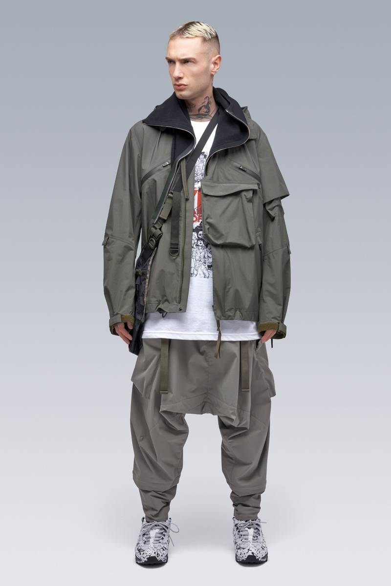 ACRONYM P30A-E Encapsulated Nylon  Articulated Pant Alpha Green outlook