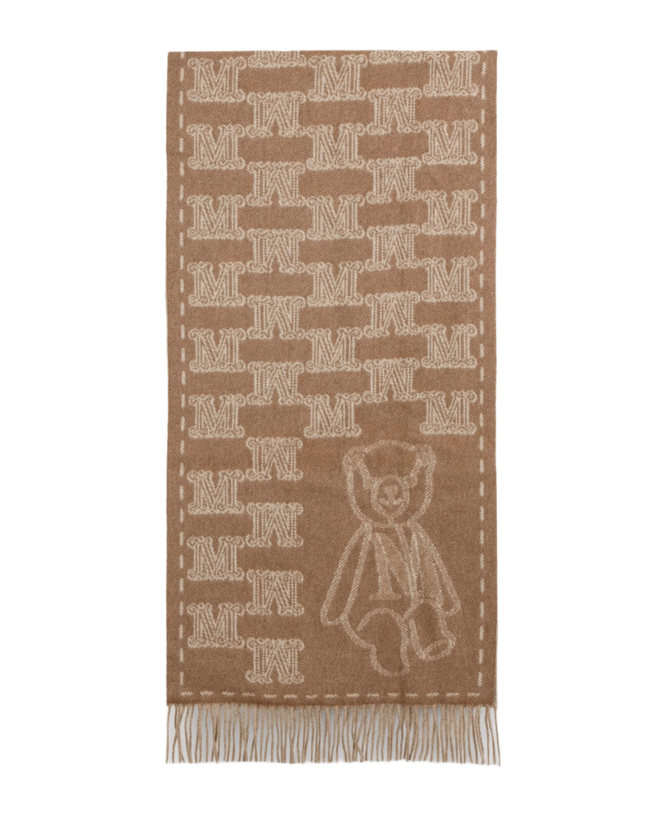Wsteddycamel Logo Teddy Scarf - 1