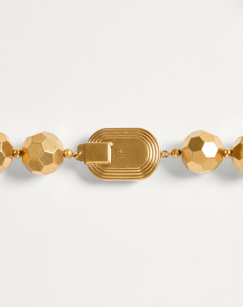 OVALETTE NECKLACE IN RESIN, ENAMEL, METAL AND SWAROVSKI® CRYSTALS 6