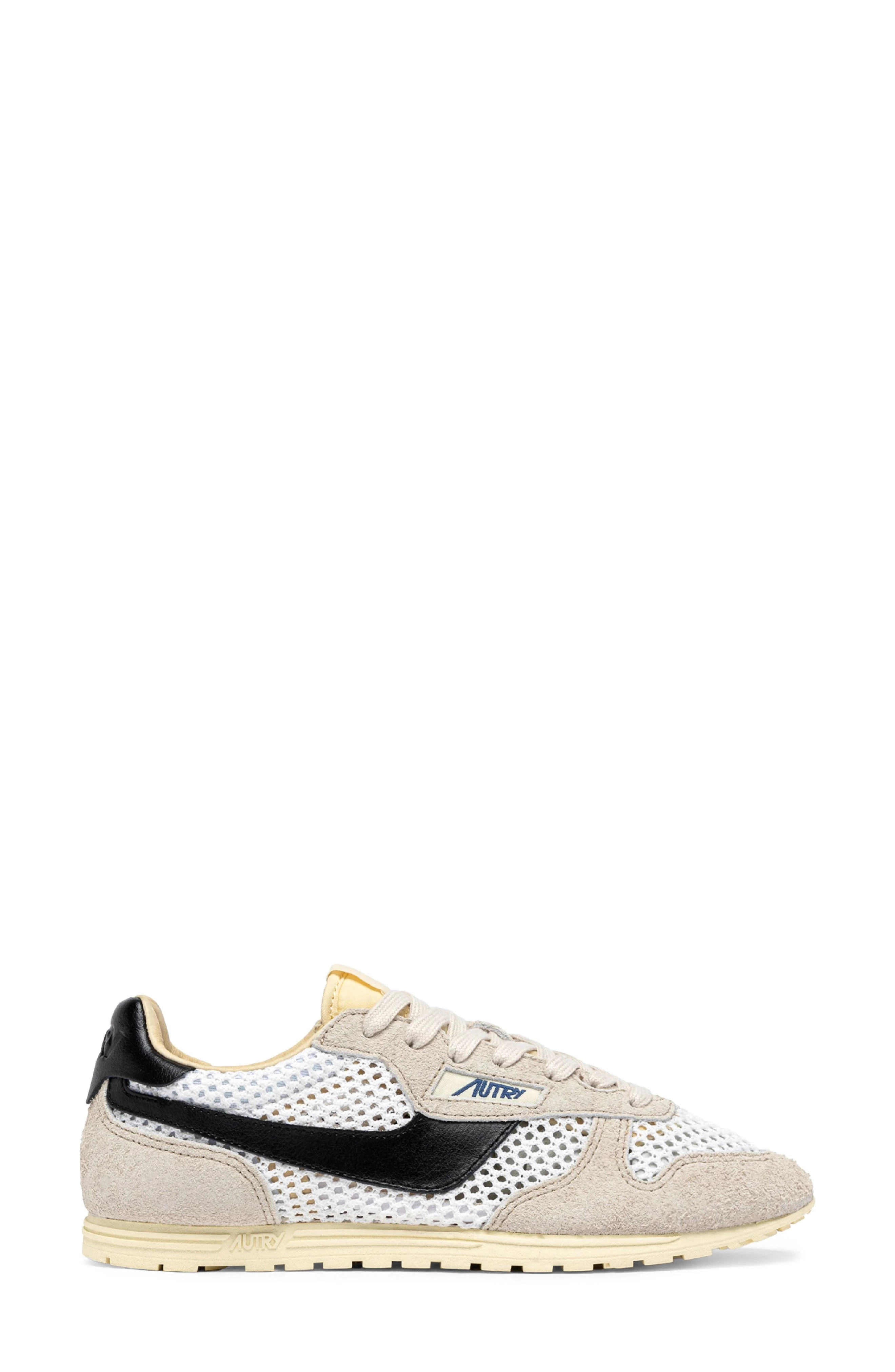 AUTRY Windspin Low Sneaker in White/Black at Nordstrom - 1