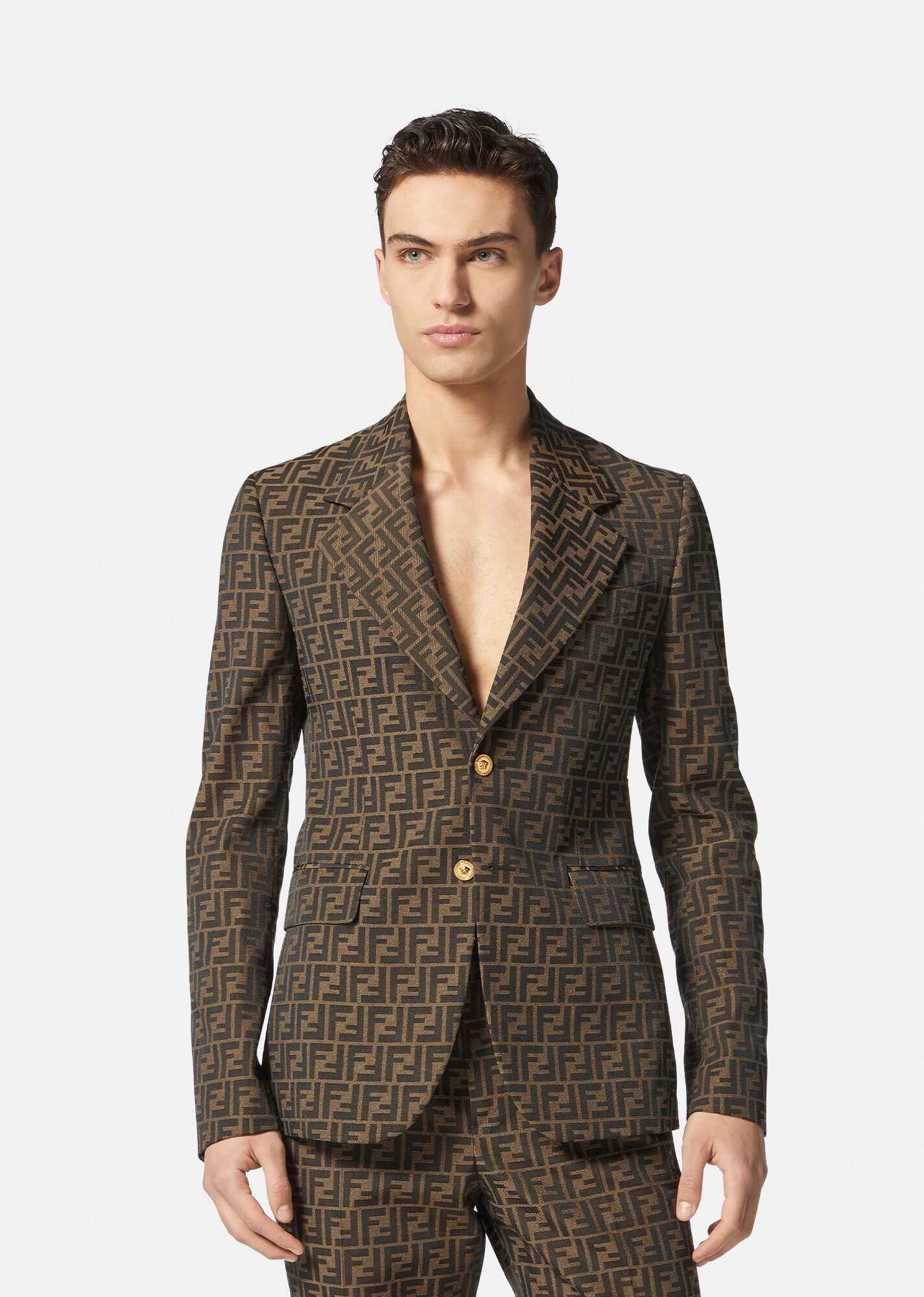 Fendace FF Jacquard Blazer - 3