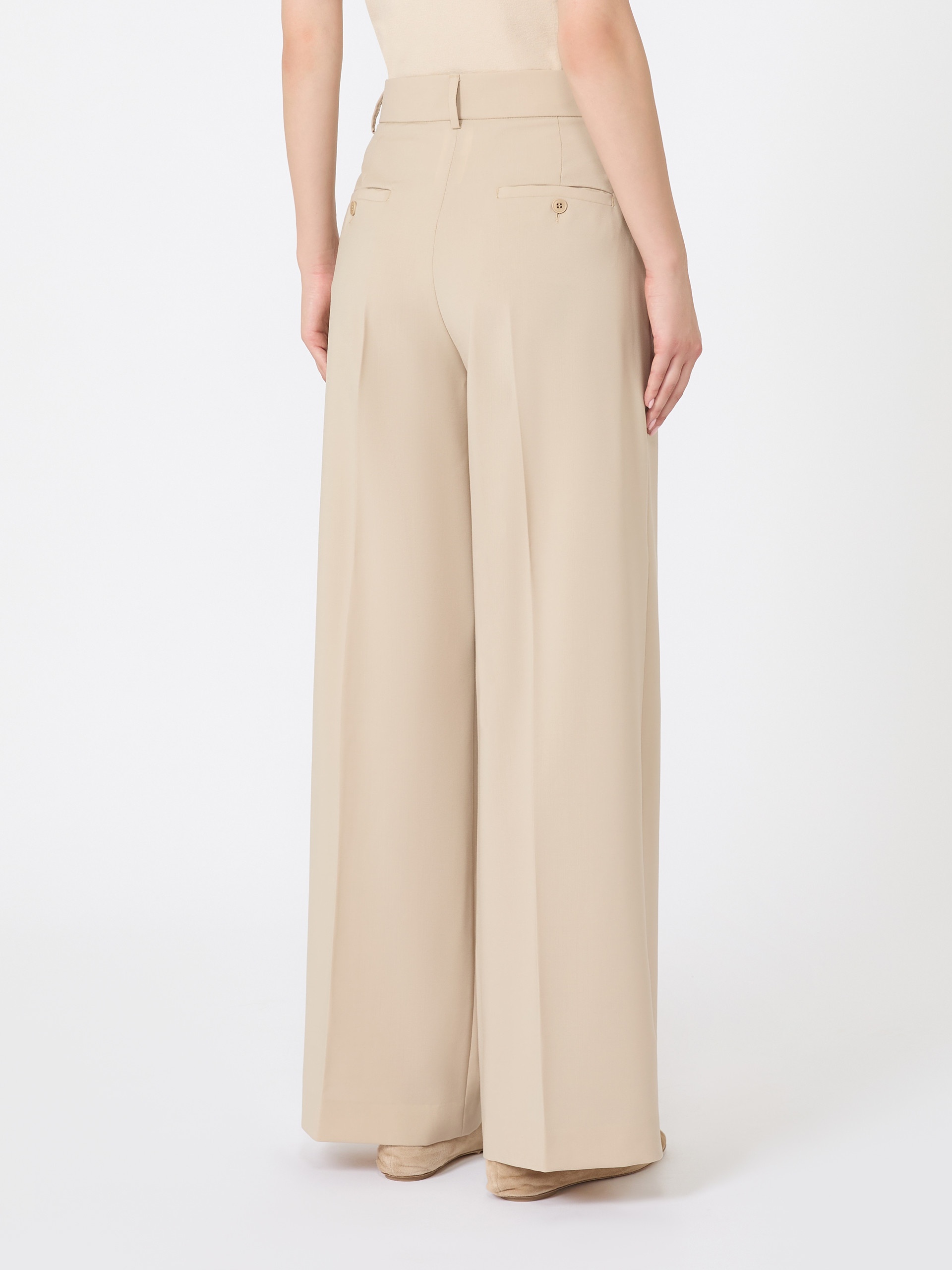VISIVO Wool palazzo trousers - 4